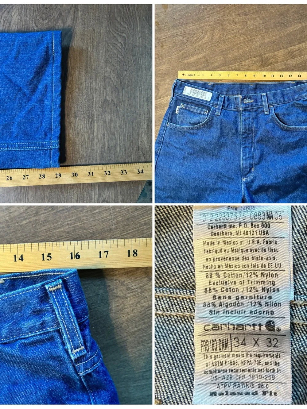 N/A actual inseam